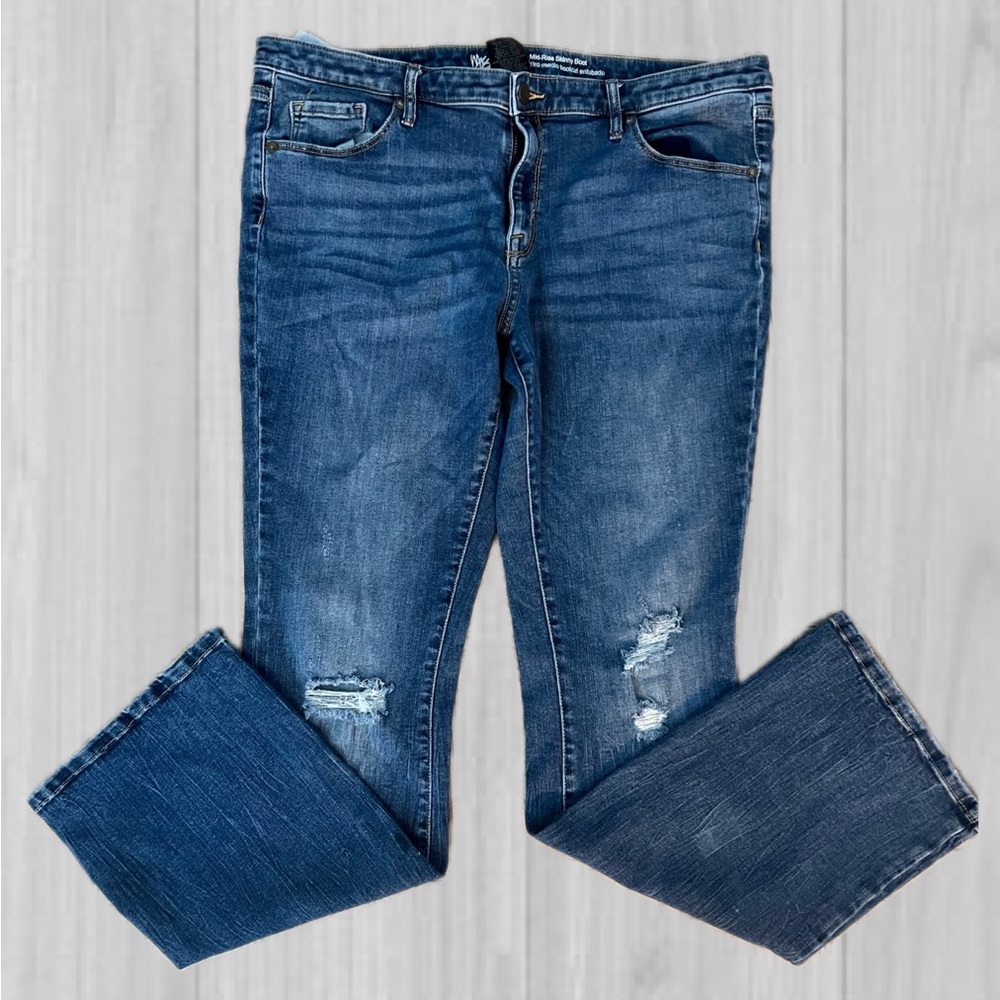 mossimo jean skinny bootcut midsize
